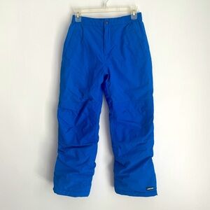 Lands’ End Kids Squall Snow Pants Waterproof Insulated Iron Knee size 10 blue